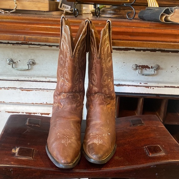 Justin Vintage western style boots size 6.5 - Picture 5 of 7